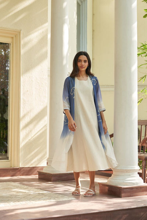 Ocean blue jacket dress