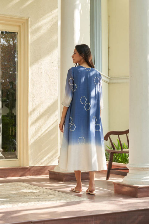 Ocean blue jacket dress