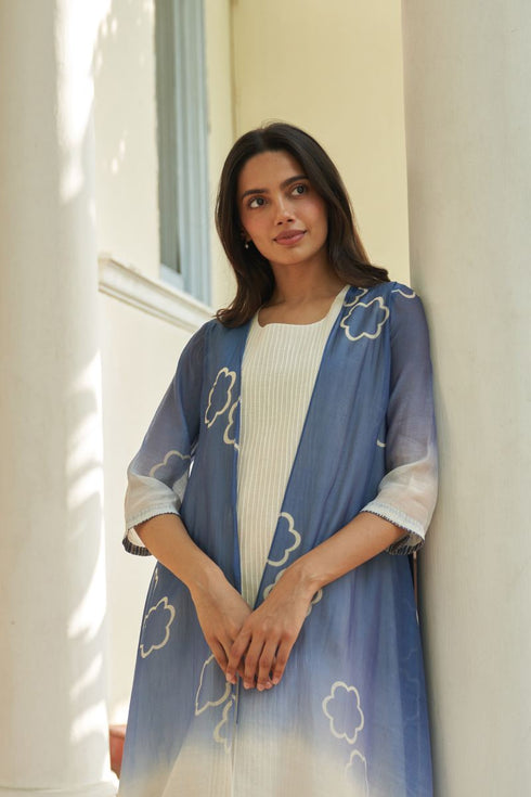 Ocean blue jacket dress