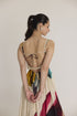 Off-white lila backless dress