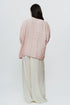 Old rose draped shirt
