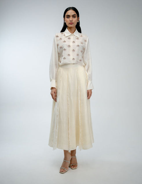 Old rose skirt