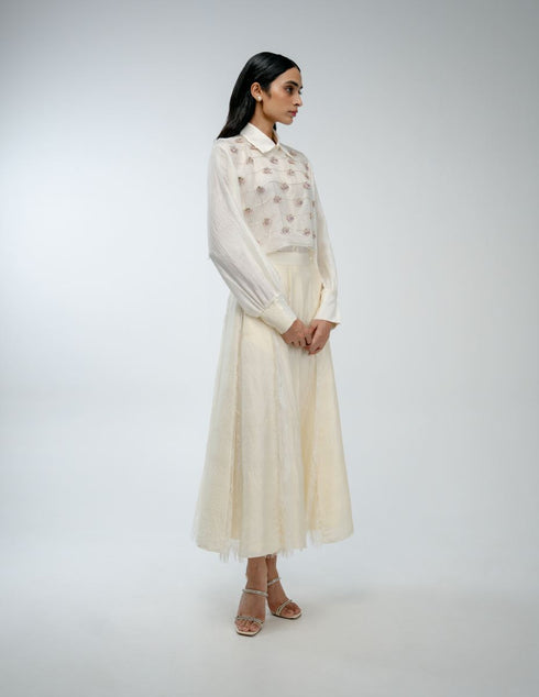 Old rose skirt