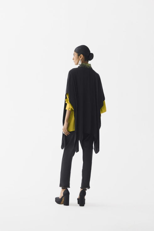 Olive calla layered two tone shirt