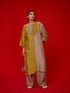 Opal leaf green and grey tunic