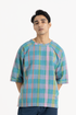 Ora multicolor checks t-shirt