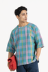 Ora multicolor checks t-shirt