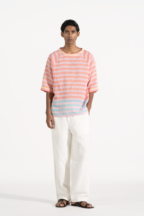 Ora multicolor stripes t-shirt