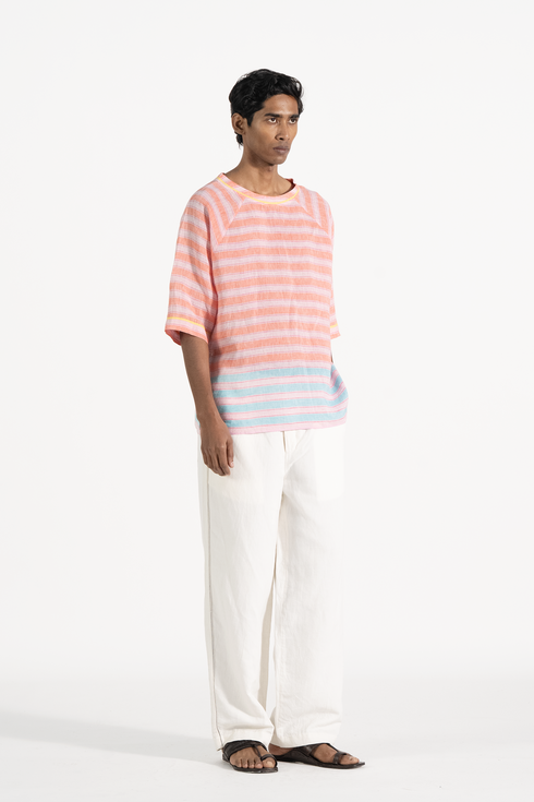 Ora multicolor stripes t-shirt
