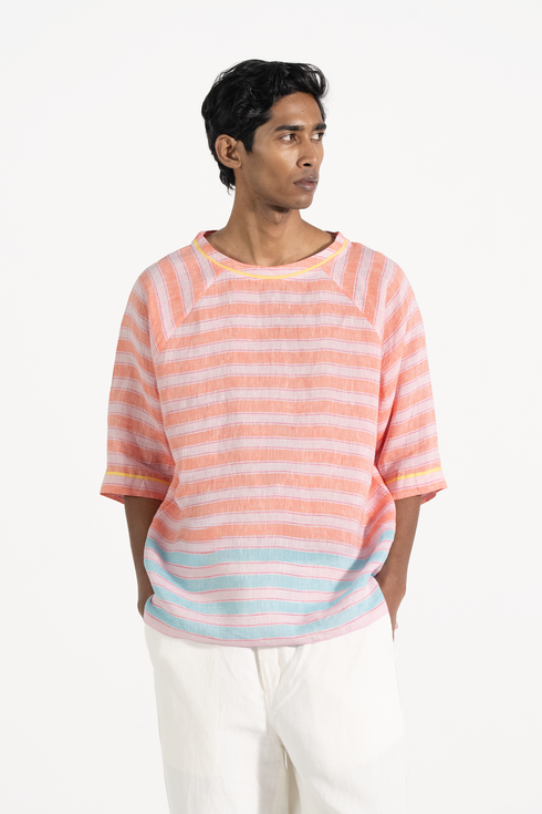 Ora multicolor stripes t-shirt