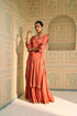 Orange chavi kurta with pants
