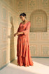 Orange chavi kurta with pants