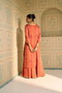 Orange chavi kurta with pants