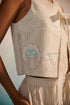 Orimi ivory reversible vest