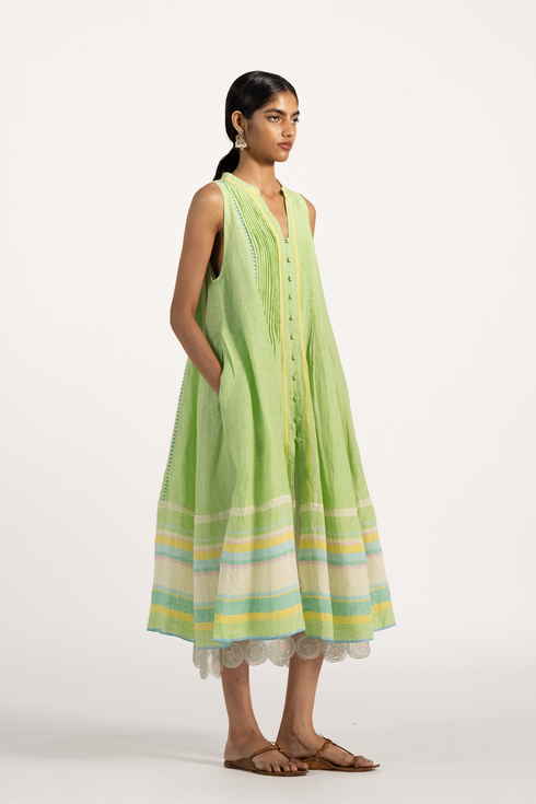 Orwell mint green dress