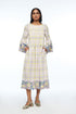 Oxyodon ivory check dress