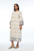 Oxyodon ivory check dress