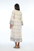 Oxyodon ivory check dress