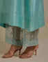 Padma aqua embroidered tunic with trousers-3