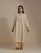 Padma champagne embroidered tunic with trousers-2