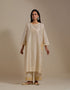 Padma champagne embroidered tunic with trousers-2