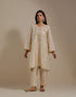 Padma champagne embroidered tunic with trousers-3