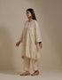 Padma champagne embroidered tunic with trousers-3