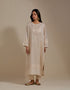 Padma champagne embroidered tunic with trousers-4