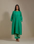 Padma green embroidered tunic with trousers
