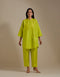 Padma lime embroidered tunic with trousers-2