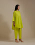 Padma lime embroidered tunic with trousers-2