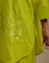 Padma lime embroidered tunic with trousers-2