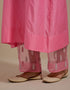 Padma pink embroidered tunic with trousers-1