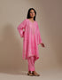 Padma pink embroidered tunic with trousers-2