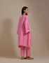 Padma pink embroidered tunic with trousers-2