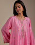 Padma pink embroidered tunic with trousers-2