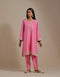 Padma pink embroidered tunic with trousers-4