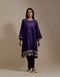Padma purple embroidered tunic with trousers-2