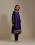 Padma purple embroidered tunic with trousers-2