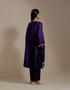 Padma purple embroidered tunic with trousers-2