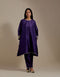 Padma purple embroidered tunic with trousers-3