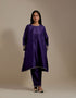 Padma purple embroidered tunic with trousers-3
