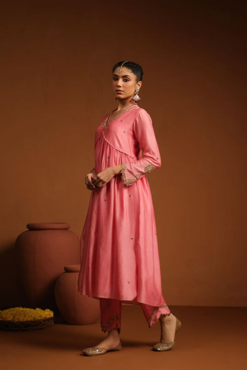 Pakeezah chunaat joda Gulabi set