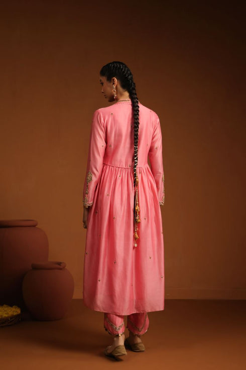 Pakeezah chunaat joda Gulabi set