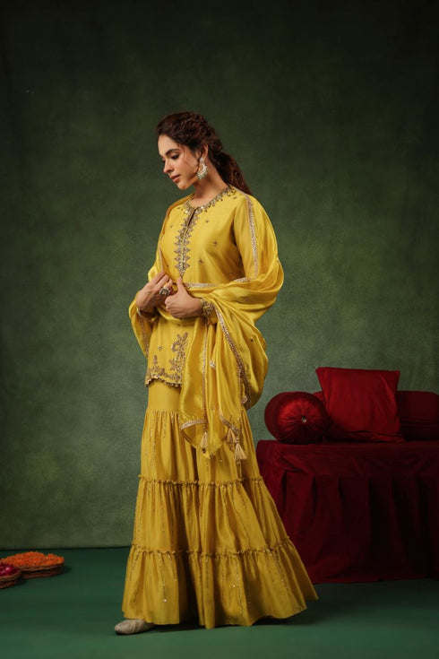 Pakeezah gharara joda sunehra set