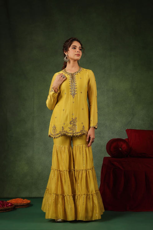 Pakeezah gharara joda sunehra set