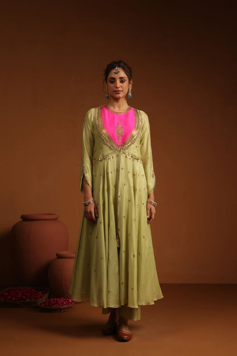 Pakeezah kalidaar joda sabz set