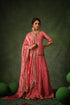 Pakeezah zardozi ambi kurta lehenga Gulabi set