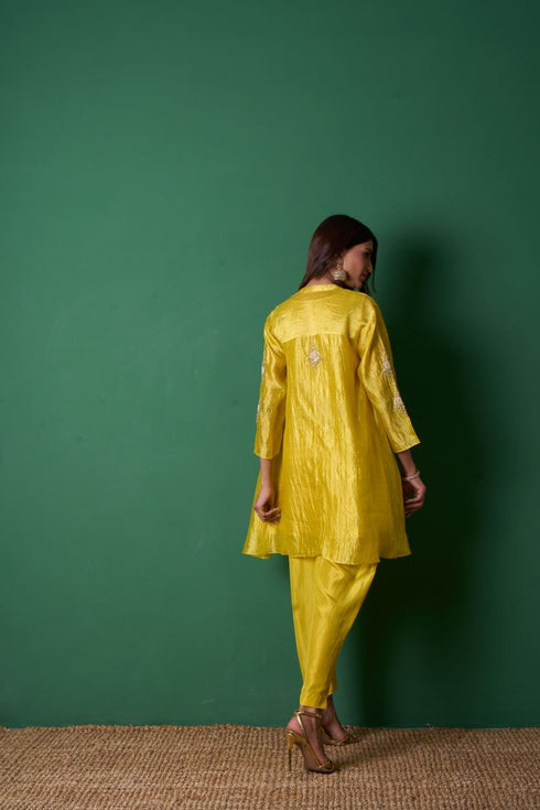 Paradise yellow kurta set