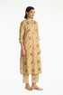 Parijat beige kurta set